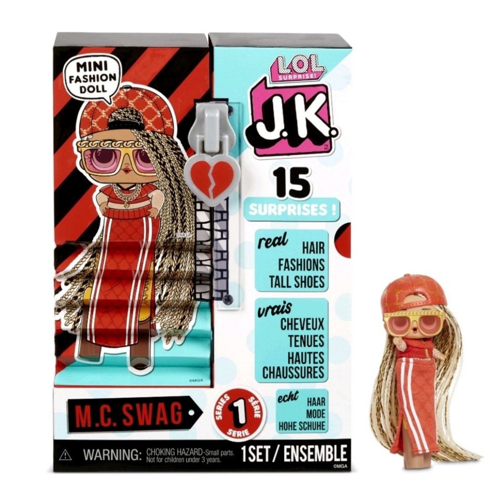 L.O.L. Surprise! JK M.C. Swag Mini Fashion Doll wi